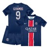 Paris Saint-Germain Goncalo Ramos 9 Barn Hjemmedrakt 2024-25 Kortermet Paris Saint-Germain Goncalo Ramos 9 Barn Hjemmedrakt 2024-25 Kortermet